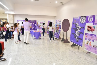 notícia: Novembro Roxo: Governo do Estado traz exposição para conscientizar amapaenses sobre prematuridade 