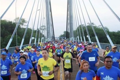 notícia: Governo do Amapá é parceiro da 5ª edição da Corrida França-Brasil pela Ponte Binacional