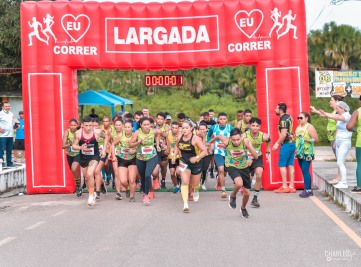 notícia: Unidade Mista de Saúde de Mazagão realiza corrida em comemoração ao Dia do Trabalhador