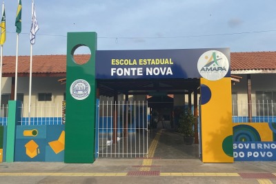 notícia: Governo do Amapá entrega Escola Estadual Fonte Nova ampliada e reformada para 300 alunos em Santana