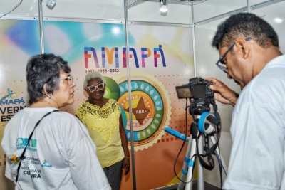 notícia: 52ª Expofeira: Governo do Estado coleta mais de 200 depoimentos para Cápsula do Tempo do ‘Amapá 80 Anos’