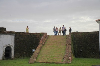 notícia: Secult participa de visita técnica à Fortaleza de São José de Macapá para projeto de restauração