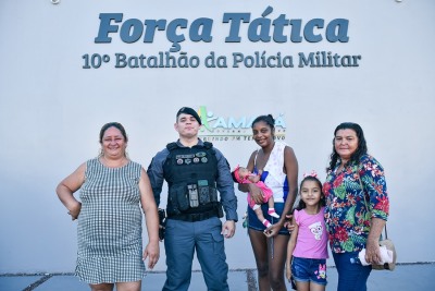 notícia: Novo Batalhão da Força Tática da PM aproxima policiais da comunidade: 'Me sinto mais segura e acolhida', diz moradora do Conjunto São José