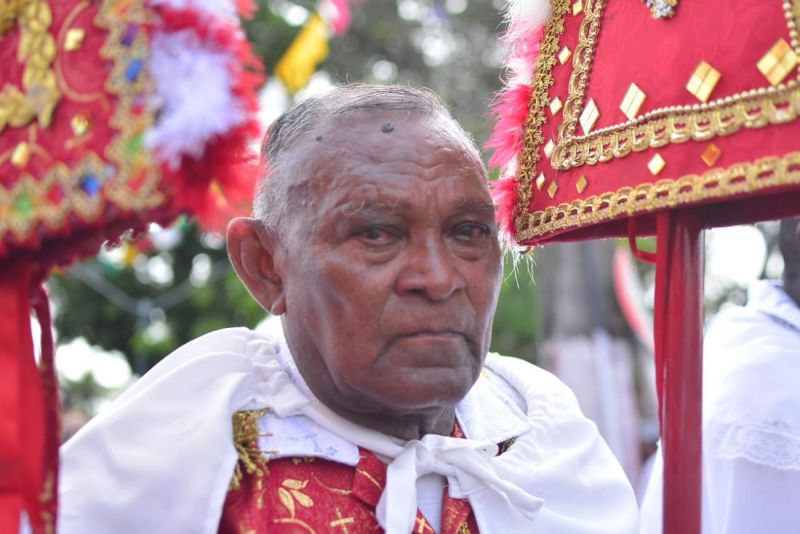 Missa celebra a fé do povo de Mazagão Velho no Dia de São Tiago.

Em 2024, festividade completa 247 anos de tradição e recebe apoio do Governo do Amapá. <div class='credito_fotos'>Foto: Maksuel Martins   |   <a href='/midias/2024/originais/15645_54a6f782-e441-e18a-92a0-ae73b3ad0670.jpg' download><i class='fa-solid fa-download'></i> Download</a></div>