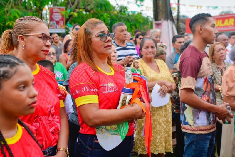 Missa celebra a fé do povo de Mazagão Velho no Dia de São Tiago.

Em 2024, festividade completa 247 anos de tradição e recebe apoio do Governo do Amapá. <div class='credito_fotos'>Foto: Maksuel Martins   |   <a href='/midias/2024/originais/15645_8b1d41f4-a89b-7ca0-2962-f49d4e4f3853.jpg' download><i class='fa-solid fa-download'></i> Download</a></div>