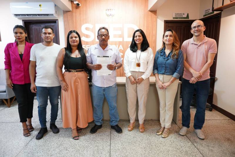 Representantes da associação 