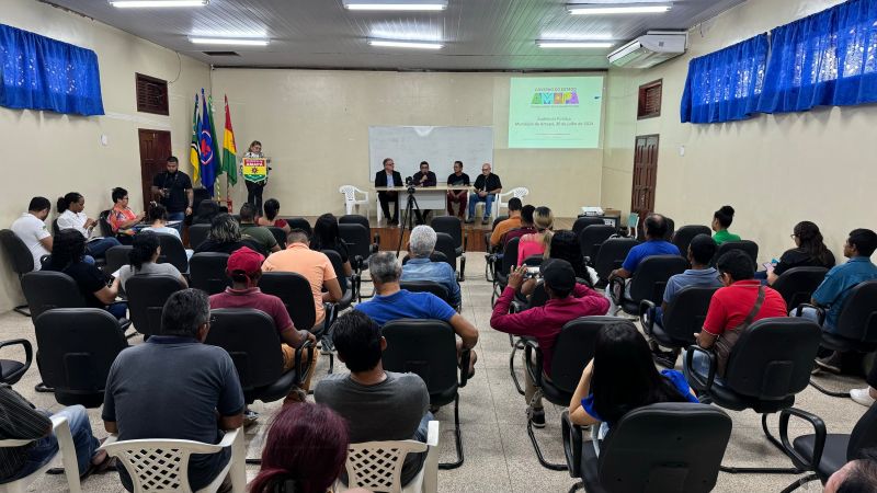 A última audiência pública será na quinta-feira, 1°, no auditório da Assembleia Legislativa do Amapá, em Macapá.