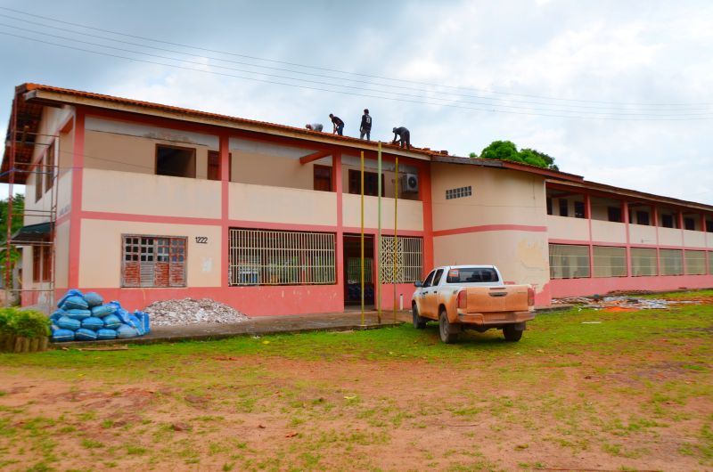  Escola Estadual Jarilândia, localizada em Vitória do Jari