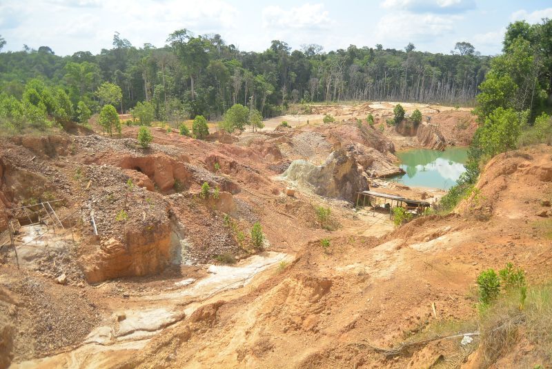 Área que será instalado o Garimpo do Vale do Vila Nova