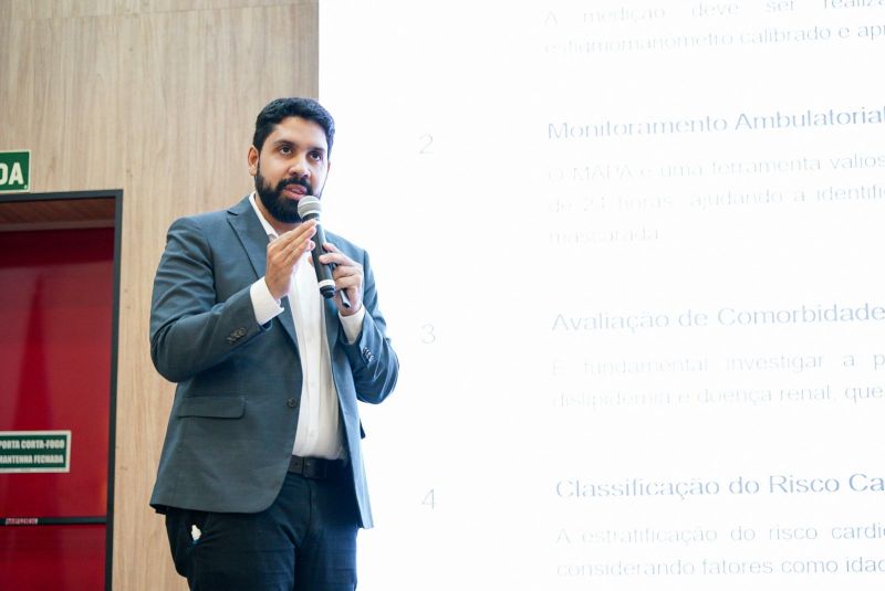 Palestrante, especialista em cardiologia, Miguel Borges