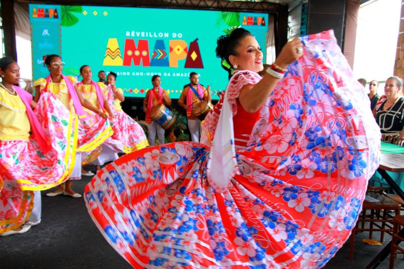 Apresentações culturais marcaram o  momento do anúncio das atrações do maior Réveillon da Amazônia