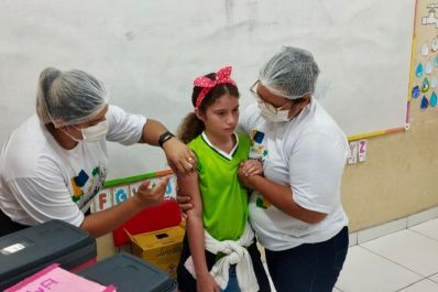 notícia: Vacinação nas Escolas: em dois meses, campanha do Governo do Amapá imunizou mais de 2 mil estudantes