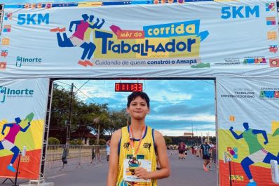 notícia: Promovida pelo Governo do Amapá, 3ª edição da Corrida do Trabalhador reúne mais de 1,5 mil participantes, em Macapá