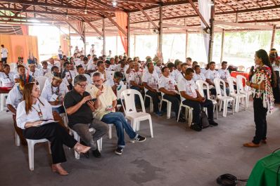 notícia: Abril da Resistência: secretários estaduais reúnem com lideranças indígenas para apresentação e solicitação de projetos