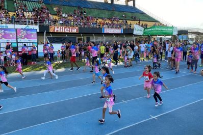 notícia: Mais de 500 pessoas participaram da 1ª Corrida do Orgulho Autista  Kids, no Amapá