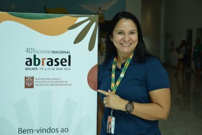 notícia: ‘A culinária de cada estado deve ser preservada e apreciada’, diz participante do 40º Encontro Nacional Abrasel, no Amapá