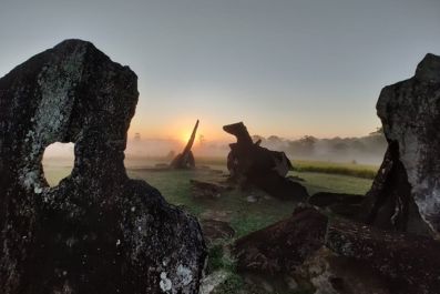 notícia: PAC Patrimônio Histórico: Governo do Amapá garante aprovação da criação do Parque do Solstício em Calçoene