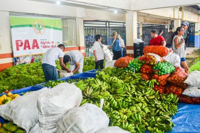 notícia: Governo do Amapá entrega mais de 16 toneladas de alimentos para famílias em situação de vulnerabilidade, em Macapá 