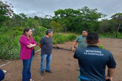 notícia: Com foco no sustentável, Governo do Amapá inicia projeto 'Horta é Vida', no residencial Macapaba