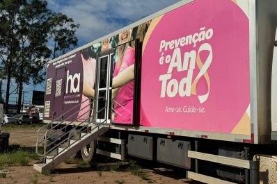 notícia: Governo do Amapá e Hospital do Amor promovem ação itinerante de exames de mamografia, em Santana