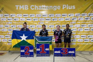 notícia: Amapá conquista 31 medalhas no TMB Challenge Plus de tênis de mesa com apoio do Governo do Estado