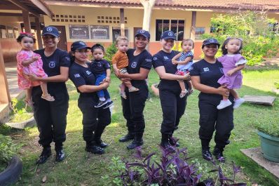 notícia: Mães recebem apoio para continuar amamentando durante curso de formação da Polícia Civil do Amapá