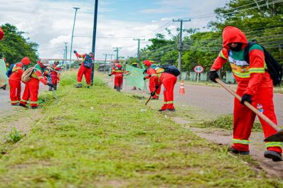 notícia: Governo do Amapá intensifica serviços de manutenção nas rodovias estaduais