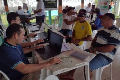 notícia: Governo do Amapá leva mutirão de atendimento para regularização ambiental em Calçoene e Tartarugalzinho