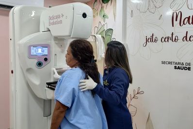 notícia: Após 8 anos, Governo do Amapá volta a ofertar exames de mamografia no Hcal, em Macapá