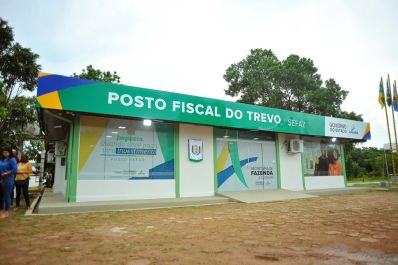 notícia: Fortalecendo o Fisco no Amapá, governador Clécio Luís entrega novo posto fiscal no Distrito Industrial de Santana