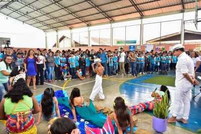 notícia: Dia Mundial da Água: Governo do Amapá alcança mais de mil crianças com conscientização sobre cuidados com o meio ambiente