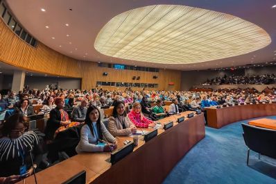 notícia: Governo do Amapá debate políticas públicas para a mulher durante encontro internacional, em Nova York   