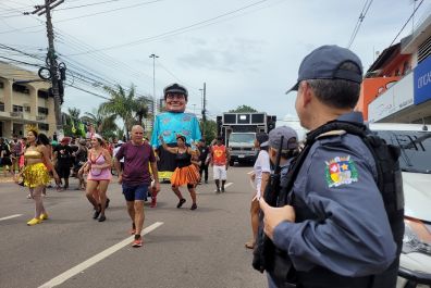 notícia: Dados da Segurança Pública do Amapá apontam tranquilidade durante Circuito de Blocos e passagem de 'A Banda', em Macapá