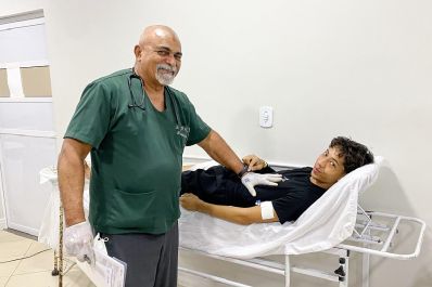 notícia: Novos leitos contribuem para a recuperação mais rápida de pacientes no Hospital de Emergência de Macapá