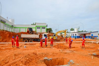 notícia: Governador Clécio Luís vistoria canteiro de obras da segunda etapa do Hospital Regional de Porto Grande