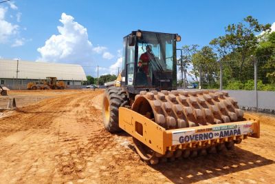 notícia: Amapá em obras: Governo do Estado inicia interligação da Rodovia Duca Serra com a Avenida 13 de Setembro, em Macapá