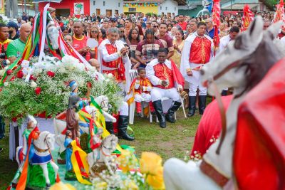 notícia: FOTOS: missa celebra a fé do povo de Mazagão Velho no Dia de São Tiago