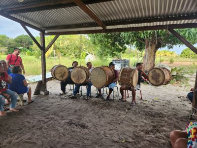 notícia: Encontro de gerações encerram 2º dia de intercâmbio entre indígenas do Amapá e da Guiana Francesa 