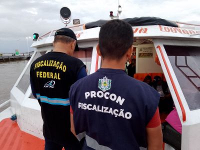 notícia: Festival do Camarão: Procon Amapá acompanha e fiscaliza embarque de passageiros para o Afuá