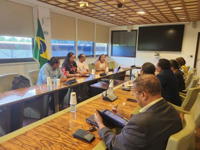 notícia: Governos do Amapá e da Guiana Francesa discutem tratativas para a COP30 e o Festival dos Povos Indígenas