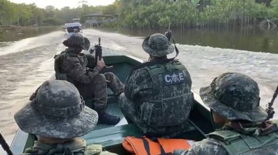 notícia: Governo do Amapá apreende meia tonelada de carne de jacaré durante operação nacional ‘Águas Seguras’