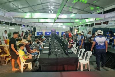 notícia: Governo do Estado realiza programação de jogos eletrônicos na 53ª Expofeira do Amapá