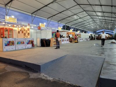 notícia: Governo do Estado proporciona acessibilidade e inclusão na estruturas da 53ª Expofeira do Amapá