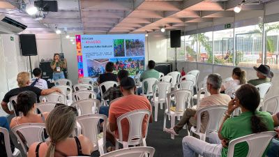 notícia: Agricultores recebem orientações sobre prevenção de incêndios e gestão da estiagem durante a 53ª Expofeira do Amapá