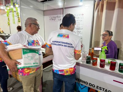 notícia: 53ª Expofeira do Amapá: empreendedores recebem orientações para boas práticas na manipulação de alimentos