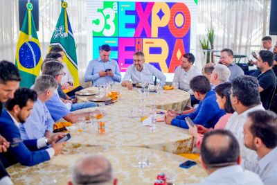 notícia: Na 53ª Expofeira, governador Clécio Luís apresenta potencialidades do Amapá ao terceiro maior banco do Brasil