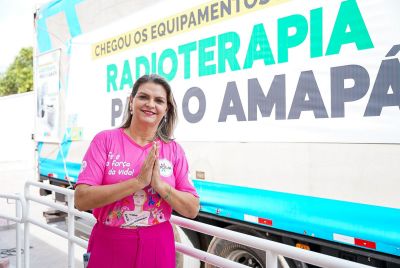 notícia: ’Traz esperança e luz para todos que esperam a cura', diz paciente sobre chegada de equipamentos de radioterapia ao Amapá