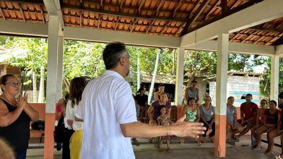 notícia: Governador Clécio Luís anuncia ações imediatas após incêndio em escola no Ipixuna Miranda, na Zona Rural de Macapá 