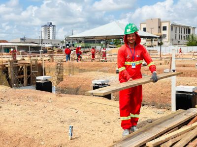 notícia: ‘Feliz em contribuir para a saúde pública do meu estado’, diz operário sobre as obras do novo HE, em Macapá