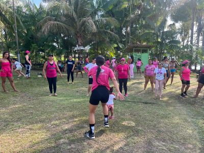 notícia: Governo do Estado leva serviços de saúde e bem-estar para mulheres de Clevelândia do Norte, em Oiapoque  